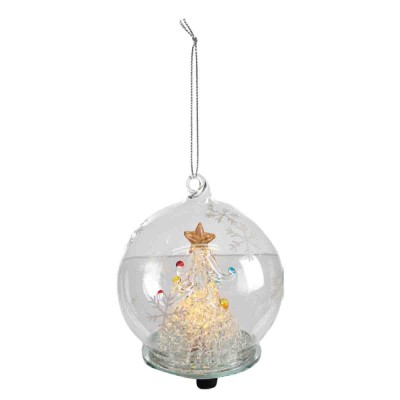 Boule de verre scène d'hiver 7.62cm