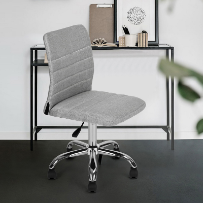 Hertha - Adjustable Office Chair | 5 Castors | Grey