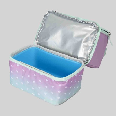 Thermos  Bag Purple Hearts