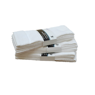 3pk White Hand Towel