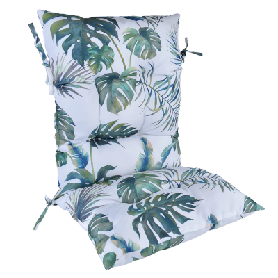Éloïse - Coussin de chaise à dossier haut d'extérieur | imprimé