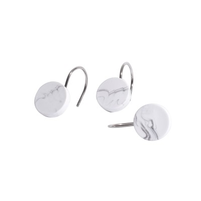 Elonar- Marble 12pcs Resin Hooks