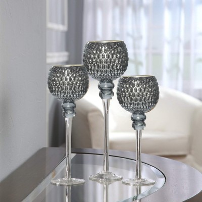 Bougeoirs en verre