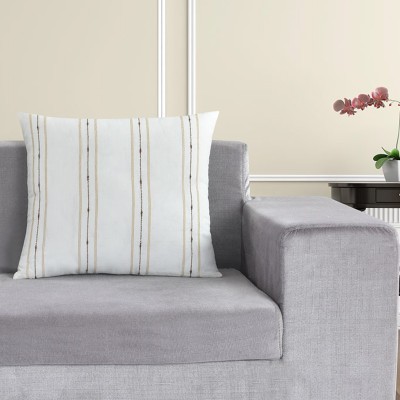 Lauren Taylor- ELENA 2 PK de coussins rayés en jacquard