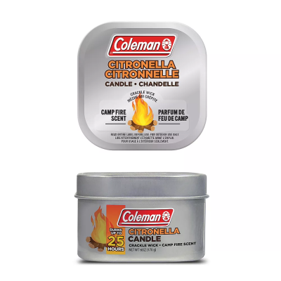 Coleman Chandelle à la citronnelle au parfum de feu de camp 25 h
