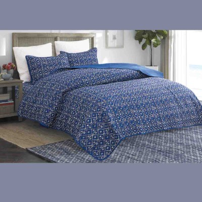 Ensemble de courtepointe Tribal Indigo