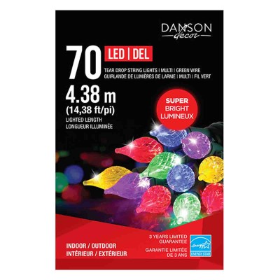 70led Tear Drop Outdoor Facetted  Lentille