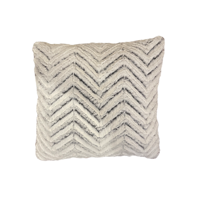 Johan - Cushion 20x20 Grey PV Fleece/Sherpa
