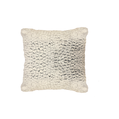 Karl - Cushion 20x20 Black PV Fleece/Sherpa
