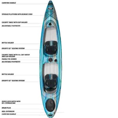 Kayak Argo 136xp Tandem Nuage / Blanc