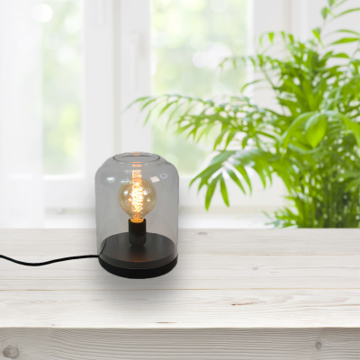 Glass Dome Table Lamp