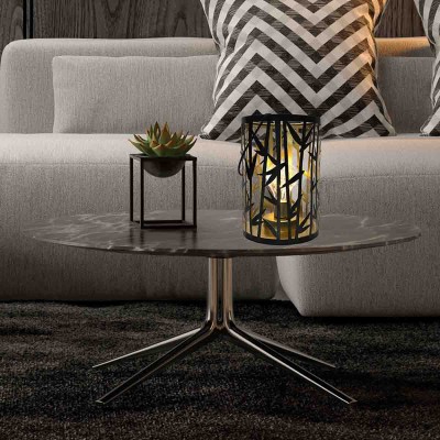 Lampe LED en métal