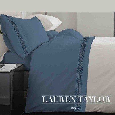Ensemble de draps en microfibre à ourlet découpé au laser