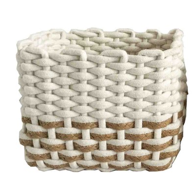 Lauren Taylor- Rect. Chunky Woven Rope Basket