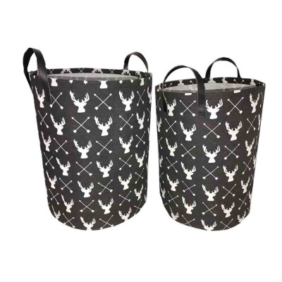 Lauren Taylor- Paniers ronds en toile imprimés cerfs