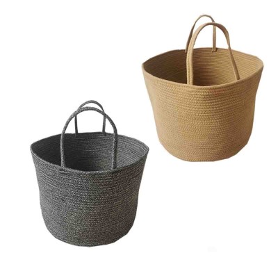 Lauren Taylor-Round Rope Basket