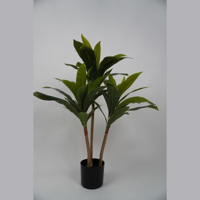 Lauren Taylor - Arbre artificiel Dracanea dans un pot noir