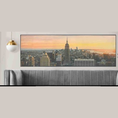 LAUREN TAYLOR - Toile vue de la ville 50X150X4.5cm
