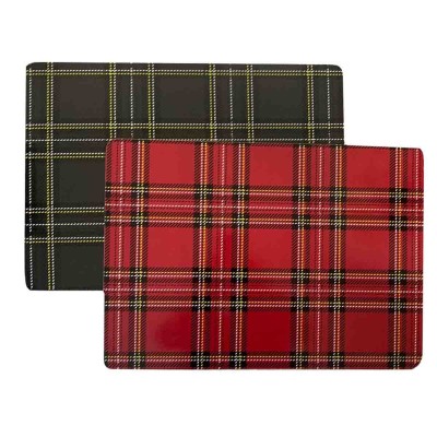 Lauren Taylor - Cork Placemat Plaid Design