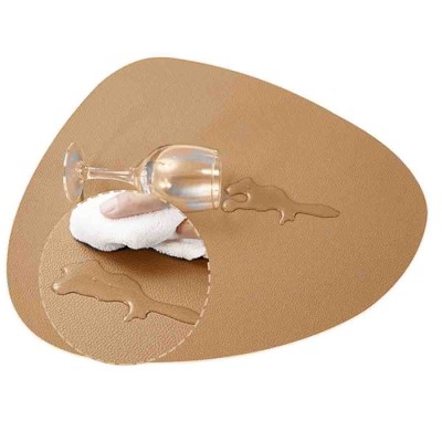 Lauren Taylor - Faux Leather Placemat -Hunter