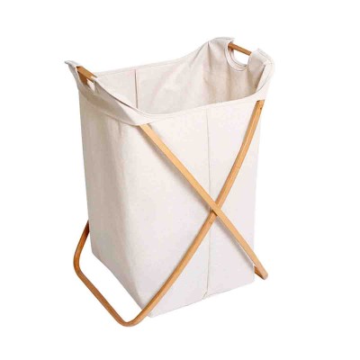 Panier en osier blanc 40x30x24cm