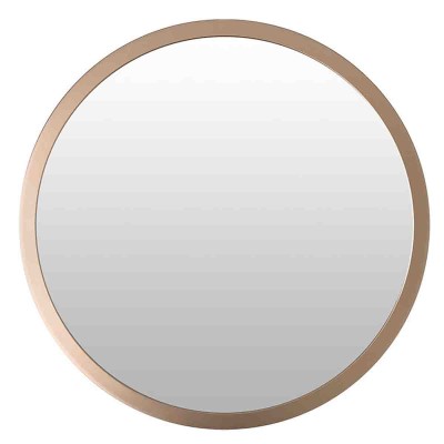 Lauren Taylor - Miroir rond à cadre brun