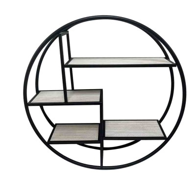 Lauren Taylor - wood round wall shelf 60x14cm