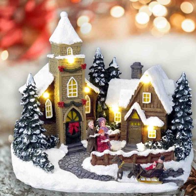 Lauren Taylor - Scène de maison de Noël LED