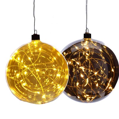 Lauren Taylor - Boule de verre suspendue à LED pour Noël