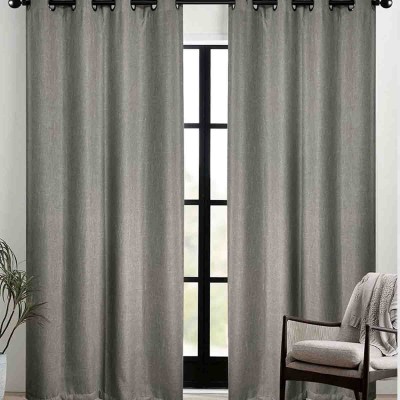 Lauren Taylor 2 PK Faux Silk Grommet Panels