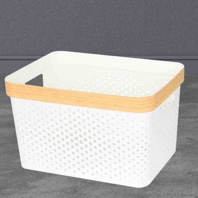 Storage Box With Bamboo Print 14.2"x10.6"x9.4"
