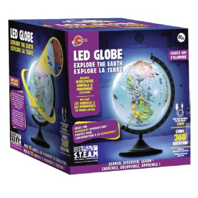 Globe terrestre LED