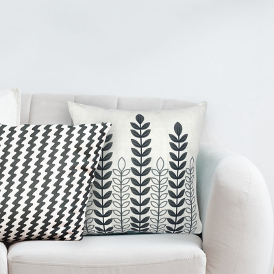 Lauren Taylor - Coussin en faux lin BRIGITTE