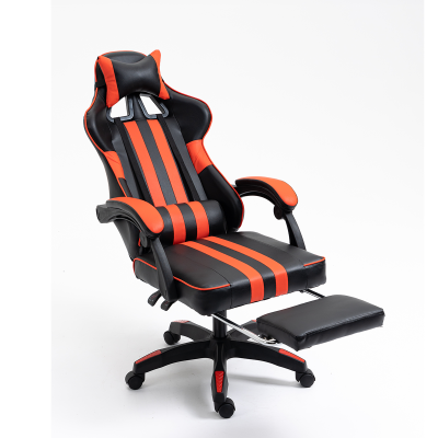 Deluxe Pu Office/Gaming Chair with Retractable Footrest