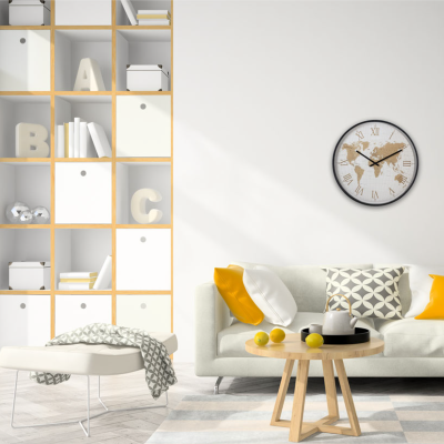 World Map Clock 21