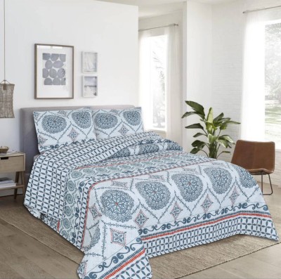 Quilt 2pc Marrakesh Blue Medallion