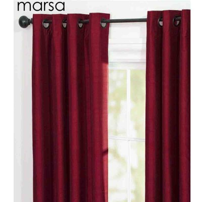 Marsa Faux Dupioni Grommet Panel