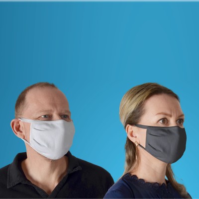 5pk Facemask Solid Cotton Washable