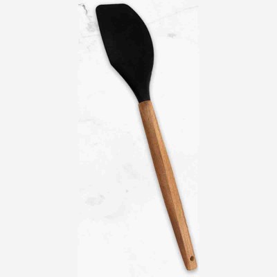 Spatule en silicone Massimo avec manche en acacia