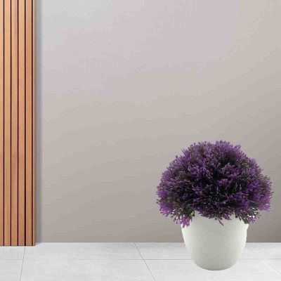 LAUREN TAYLOR - Grass Mauve White Plastic Pot