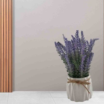 LAUREN TAYLOR - Lavender Geo Ceramic Pot