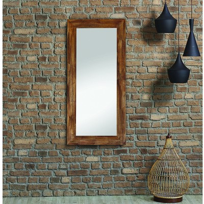 Miroir Bois Foncé 64.5x140