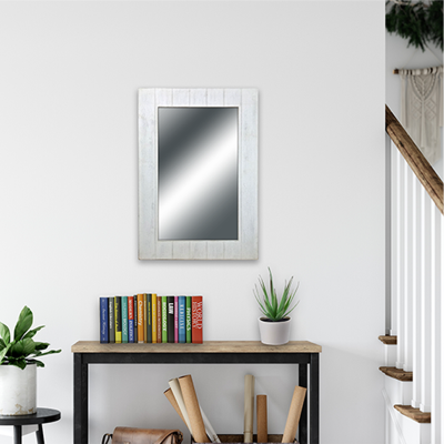Mirror White Wood Look Line 61x91