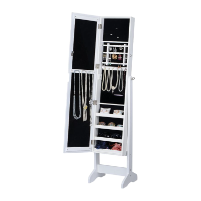 Floor Jewelry Mirror Cabinet