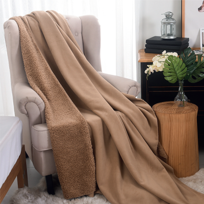 Throw Moncton Microfleece Rev Sherpa Solids