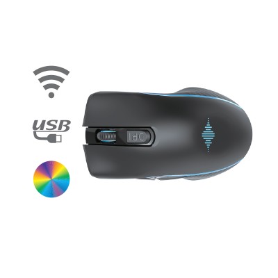 Souris de jeu rechargeable sans fil 2.4