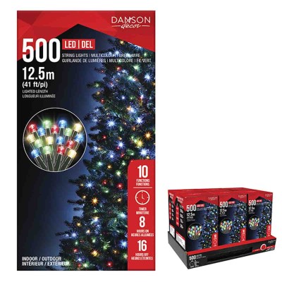 500 Lumières Led 5Mm Blanc Chaud
