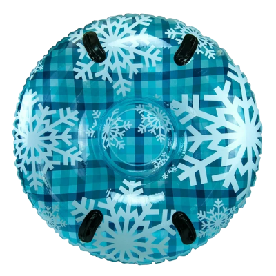 Snow Tube 48in Flake Blue Plaid