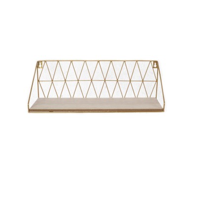 Etagère en or 45x15x15cm