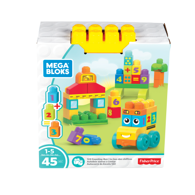 Mega Bloks- The Numbers Bus 45pcs